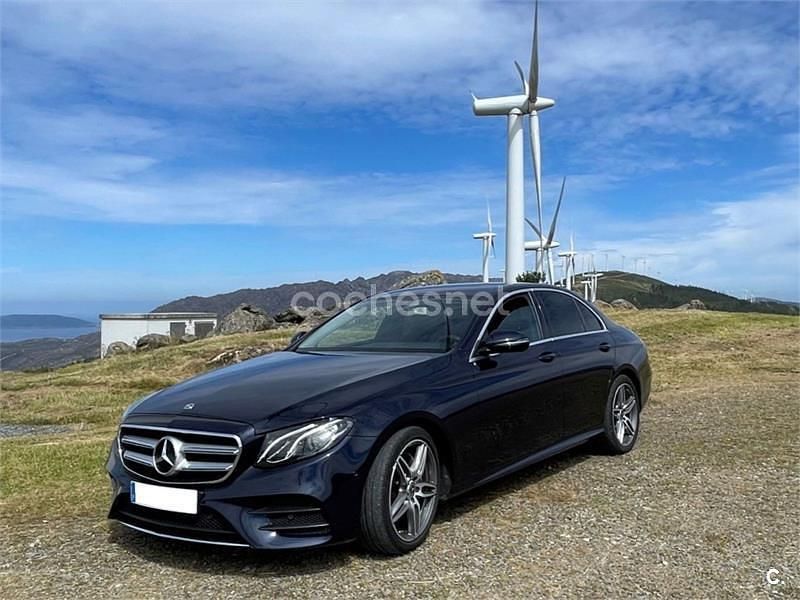 Usado Mercedes E220 194 CV (142 kW) 2018 Azul Berlina