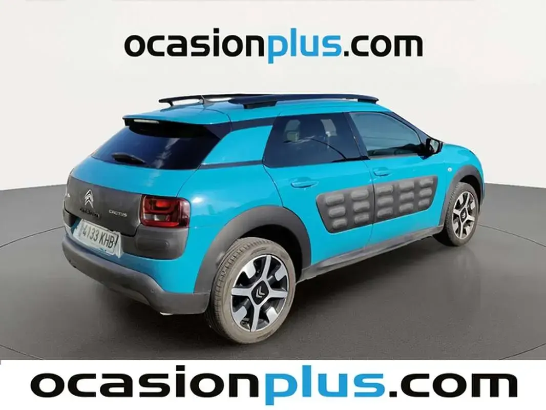 Usado Citroën C4 Cactus PureTech 110 CV (80 kW) 2018 Azul Utilitario