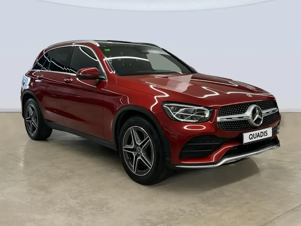 Usado Mercedes GLC220 194 CV (142 kW) 2022 Rojo SUV