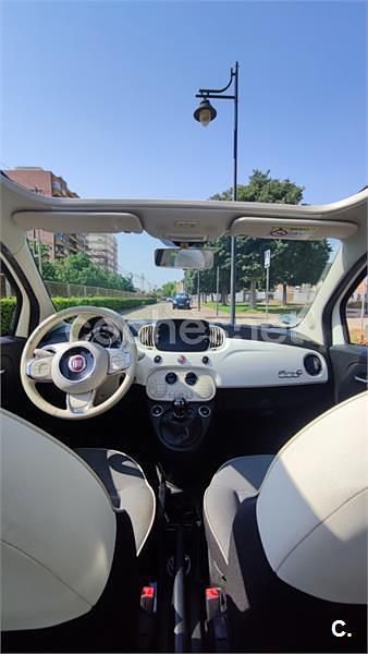 Blanco Usado 2019 Fiat 500C Pop Descapotable | 11.500 € (Precio justo) - Imagen 1/4
