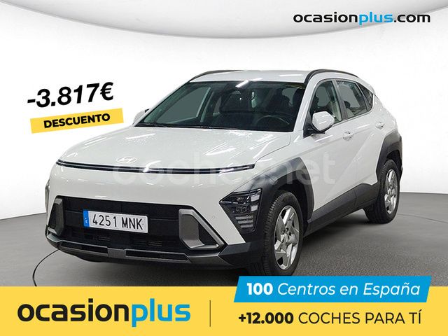 Blanco Usado 2024 Hyundai Kona SUV | 22.950 € (Un poco caro) - Imagen 1/4