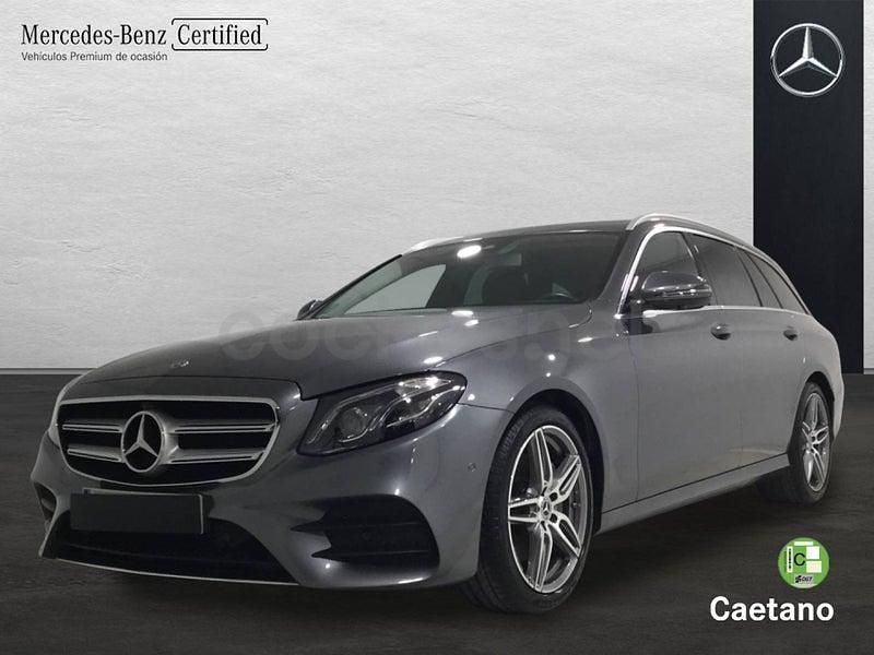 Usado Mercedes E220 194 CV (142 kW) 2018 Gris / plata Familiar