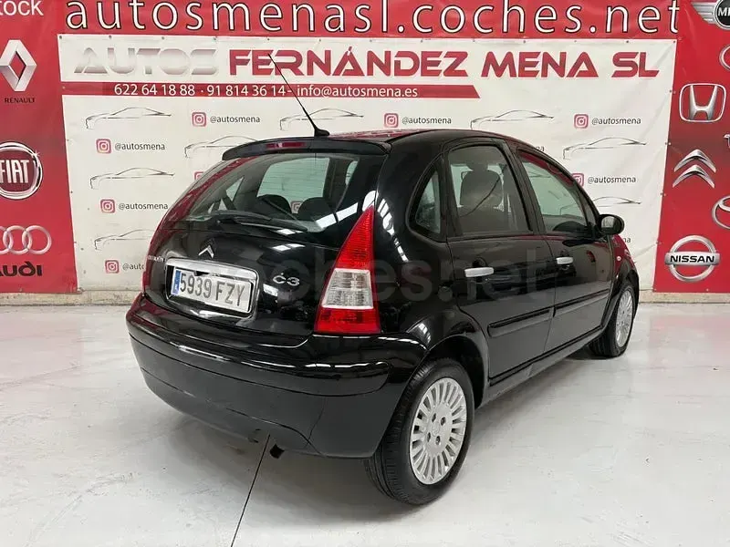 Usado Citroën C3 Exclusive 90 CV (66 kW) 2008 Negro Berlina