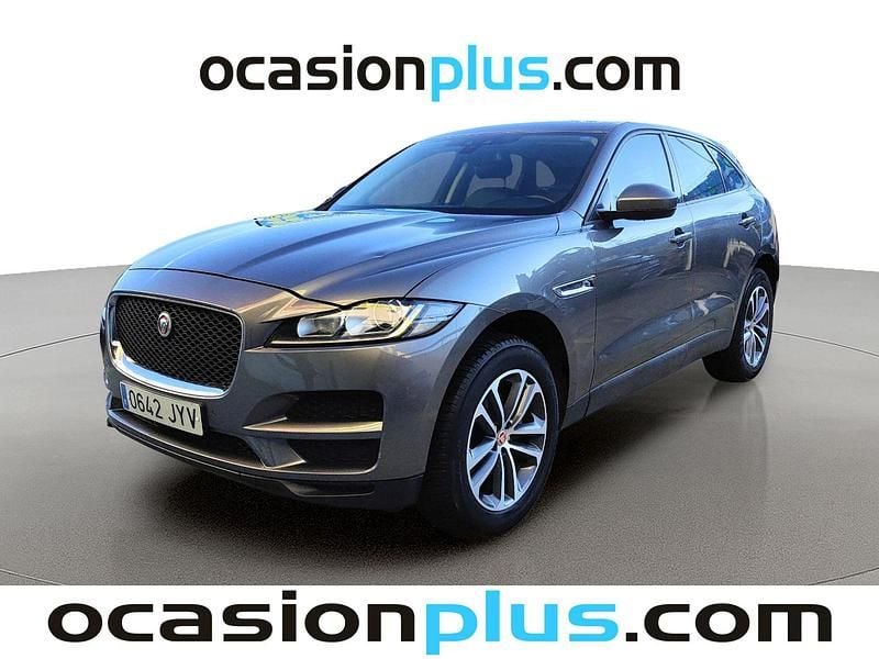 Gris Usado 2017 Jaguar F-Pace Prestige SUV | 11.945 € (Super precio) - Imagen 1/4
