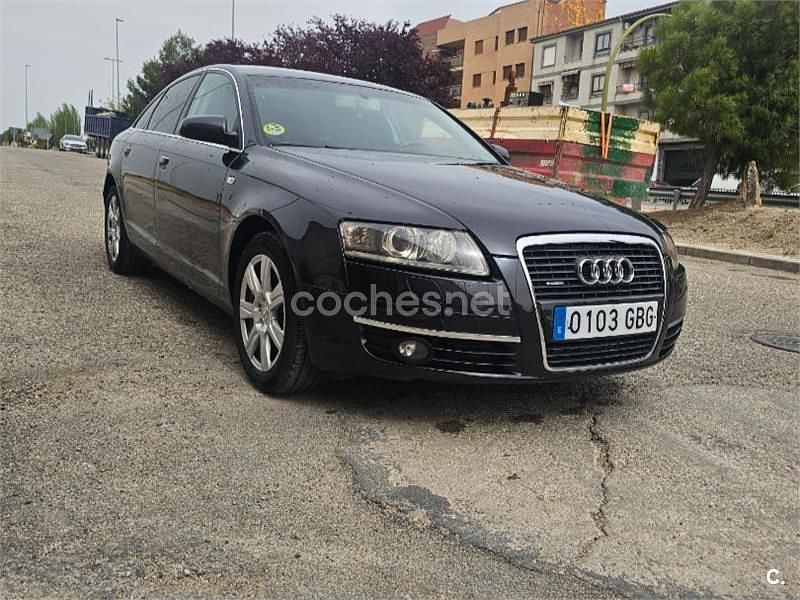 Usado Audi A6 233 CV (171 kW) 2008 Gris / plata Familiar