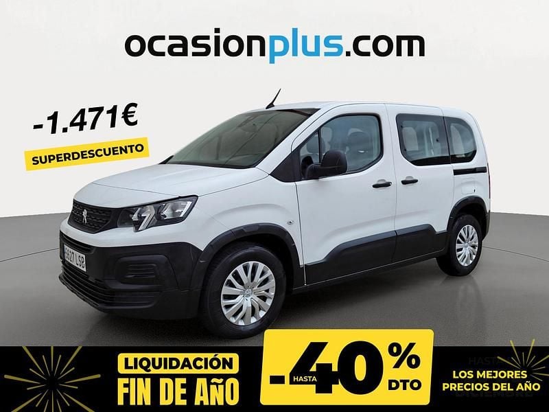 Blanco Usado 2021 Peugeot Rifter Active Monovolumen | 14.990 € (Precio justo) - Imagen 1/4