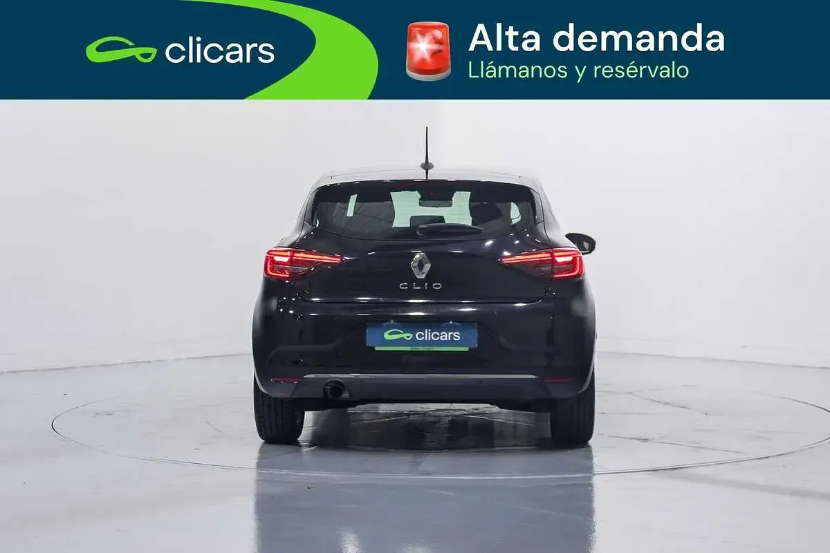 Usado Renault Clio Zen 91 CV (66 kW) 2021 Negro Utilitario