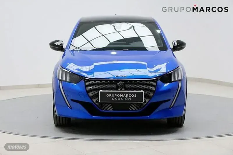 Usado Peugeot 208 GT-line 100 CV (73 kW) 2020 Azul Utilitario