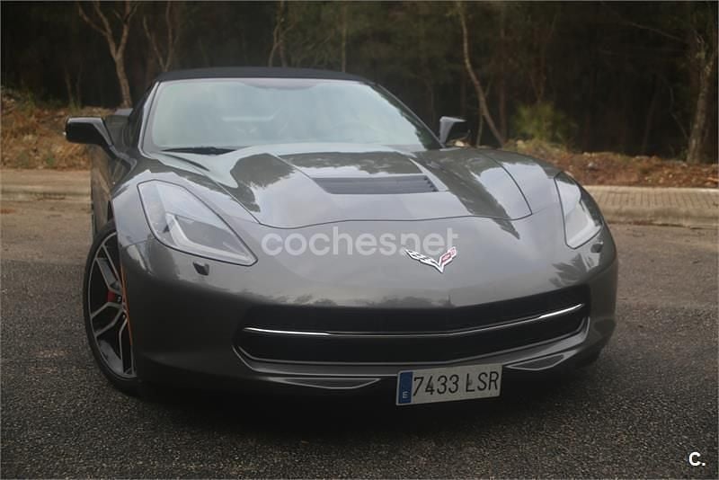 Usado Chevrolet Corvette Stingray 450 CV (330 kW) 2014 Gris / plata Descapotable