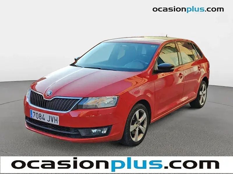 Rojo Usado 2016 Skoda Rapid Ambition Utilitario | 10.350 € (Precio justo) - Imagen 1/4