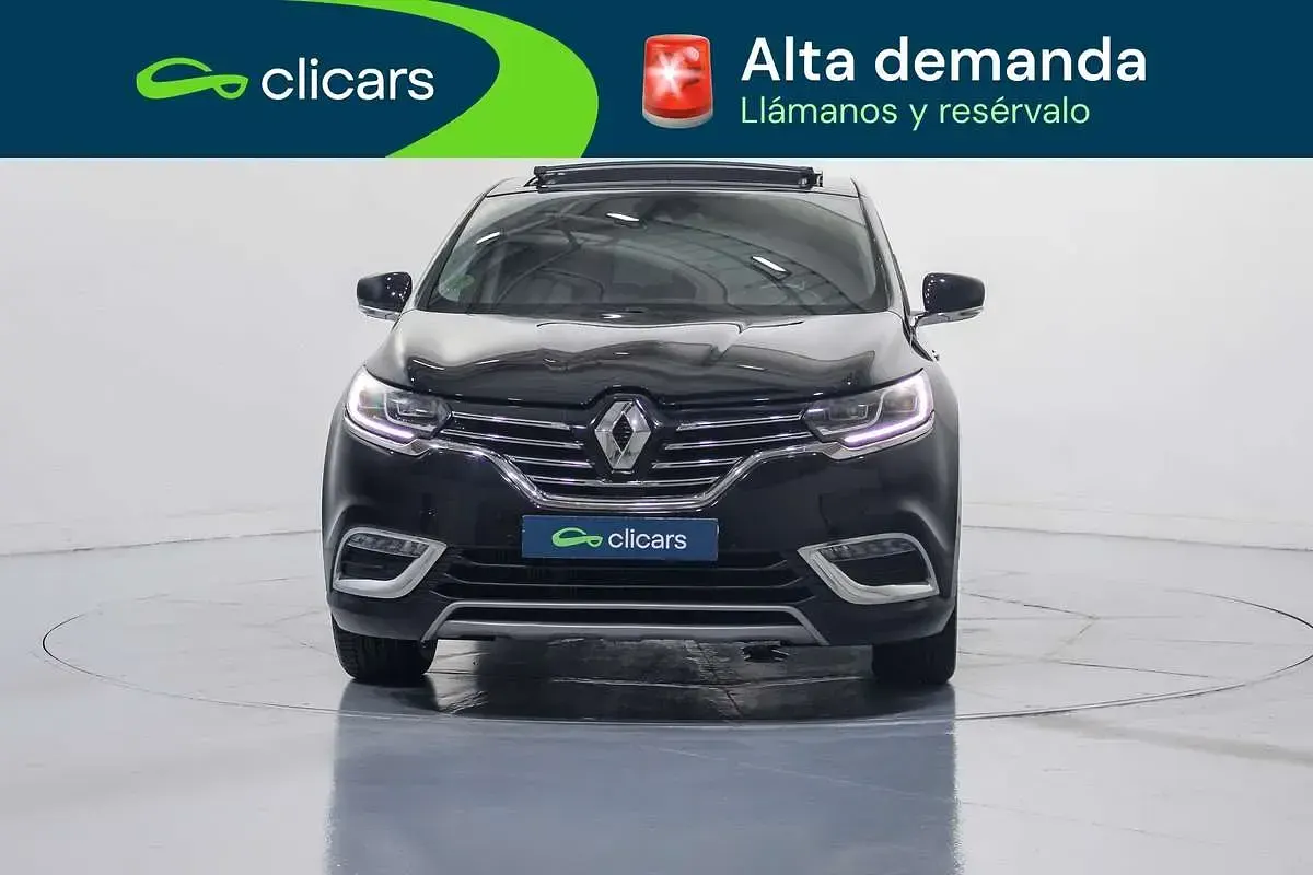 Usado Renault Espace Zen 160 CV (117 kW) 2016 Negro Monovolumen