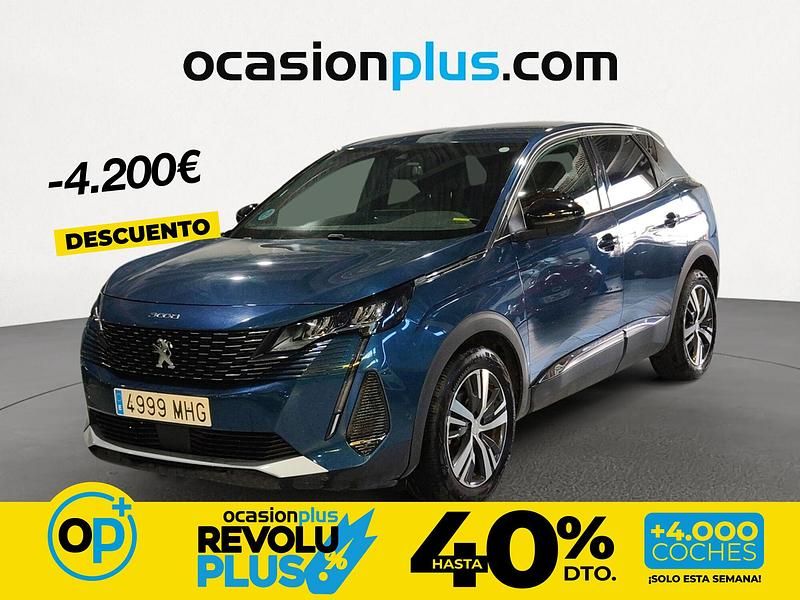 Usado Peugeot 3008 Allure 130 CV (95 kW) 2023 Azul SUV