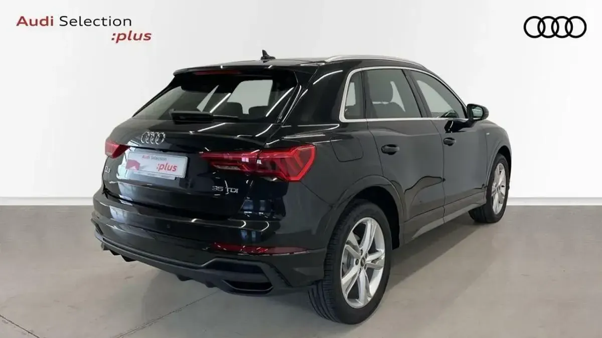 Usado Audi Q3 S-Line 150 CV (110 kW) 2023 Negro SUV