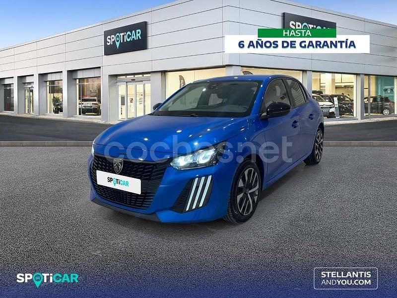 Azul Usado 2024 Peugeot 208 Active Utilitario | 14.990 € (Precio justo) - Imagen 1/4