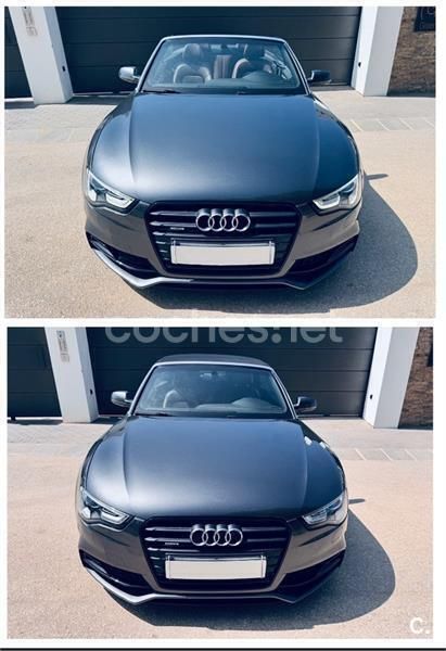Gris / plata Usado 2016 Audi A5 Cabriolet S-Line Descapotable | 21.999 € (Un poco caro) - Imagen 1/4