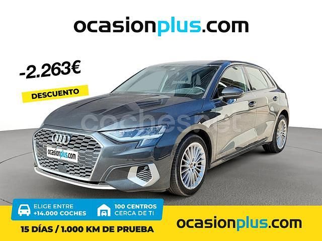 Gris / plata Usado 2023 Audi A3 Sportback e-tron Advanced Plus Berlina | 24.900 € (Precio justo) - Imagen 1/4