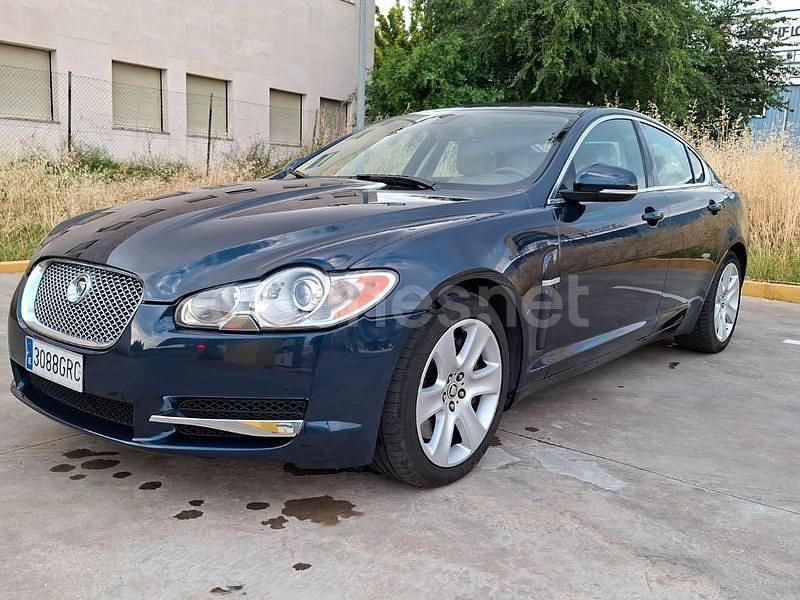 Azul Usado 2009 Jaguar XF Premium Luxury Berlina | 9500 € (Precio justo) - Imagen 1/4