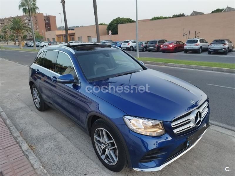 Azul Usado 2018 Mercedes GLC220 SUV | 30.499 € (Precio justo) - Imagen 1/4