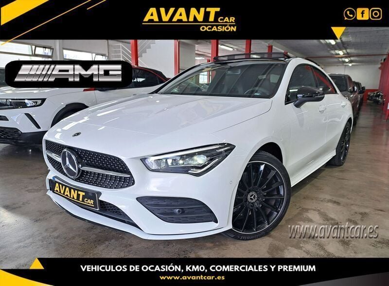 Blanco Usado 2021 Mercedes CLA250e Berlina | 34.900 € (Precio justo) - Imagen 1/4