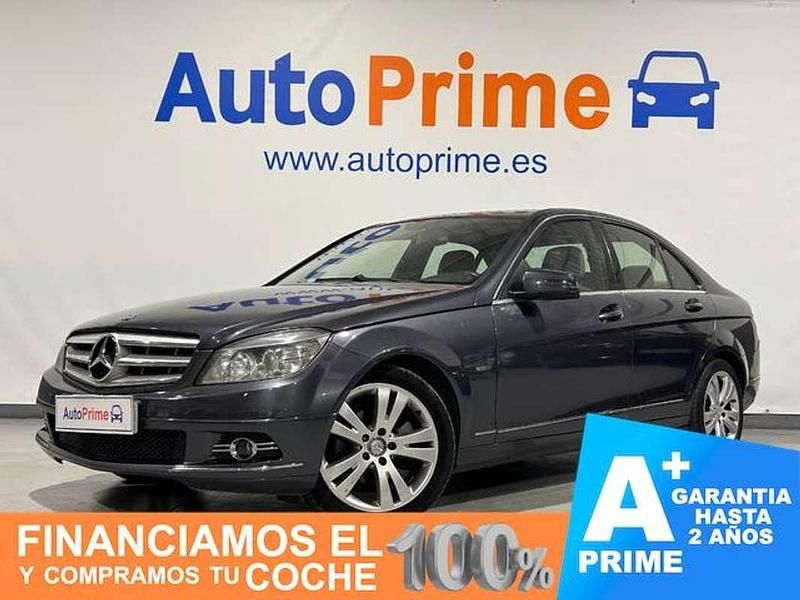 Usado Mercedes C200 136 CV (100 kW) 2009 Azul Berlina