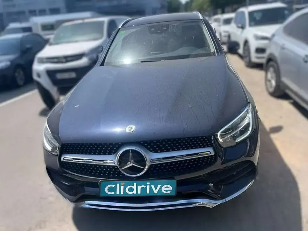 Usado Mercedes GLC300 245 CV (180 kW) 2022 Azul SUV