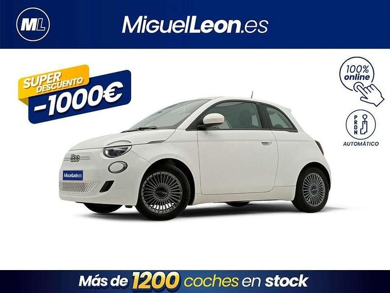 Blanco Usado 2022 Fiat 500e Action Berlina | 11.985 € (Buen precio) - Imagen 1/3