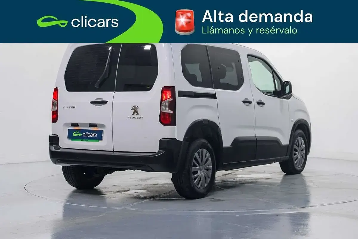 Käytetty Peugeot Rifter Active 102 HP (75 kW) 2022 Valkoinen Tila-auto