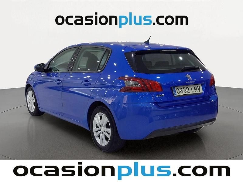 Usado Peugeot 308 Active 131 CV (96 kW) 2021 Azul Utilitario