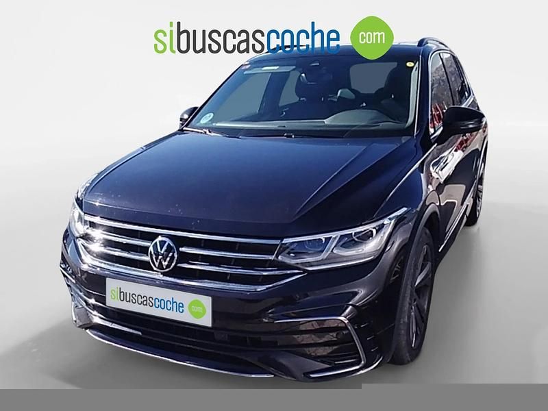 Usado VW Tiguan R-line 150 CV (110 kW) 2021 Negro SUV