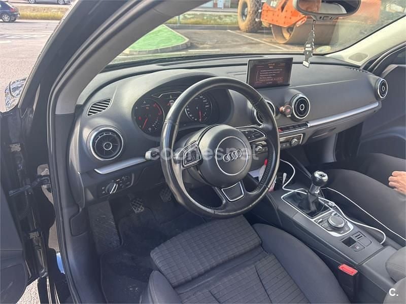 Usado Audi A3 S-Line 150 CV (110 kW) 2013 Negro Berlina