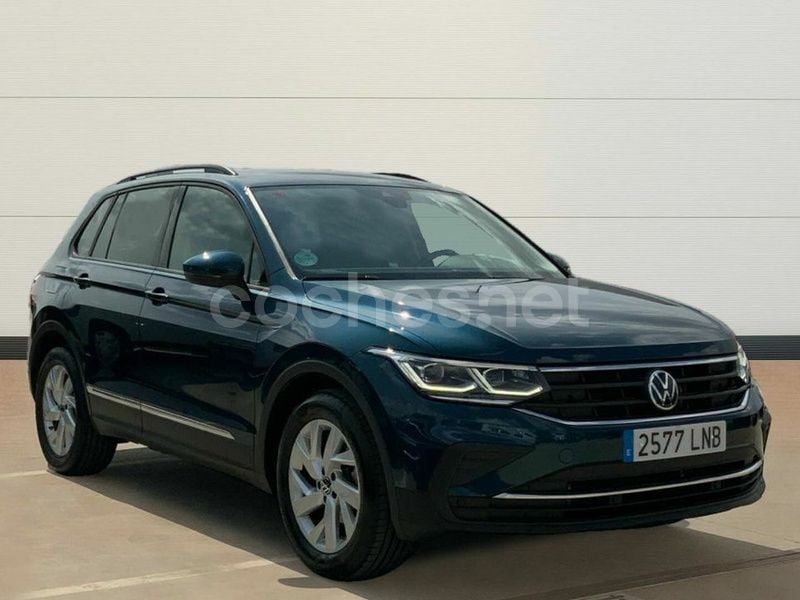 Azul Usado 2021 VW Tiguan Life SUV | 27.500 € (Super precio) - Imagen 1/4