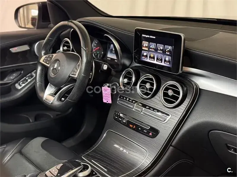 Usado Mercedes GLC63 AMG 476 CV (350 kW) 2019 Negro SUV