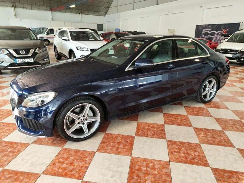 Usado Mercedes C220 170 CV (125 kW) 2017 Azul Berlina