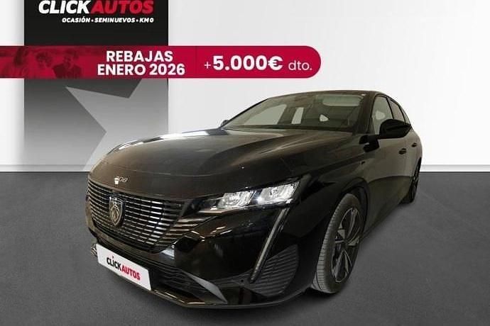 Usado Peugeot 308 Allure 131 CV (96 kW) 2023 Negro Utilitario