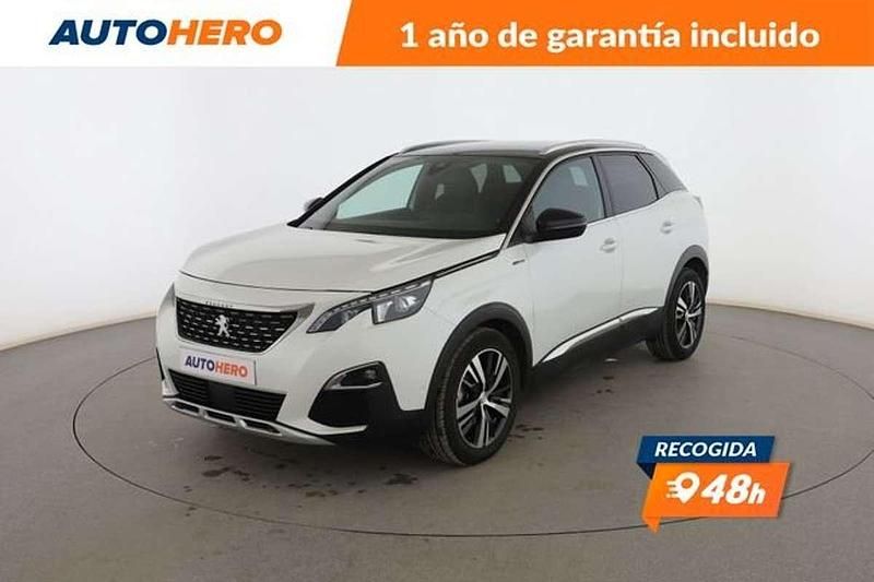 Blanco Usado 2019 Peugeot 3008 GT-line SUV | 17.799 € (Un poco caro) - Imagen 1/3