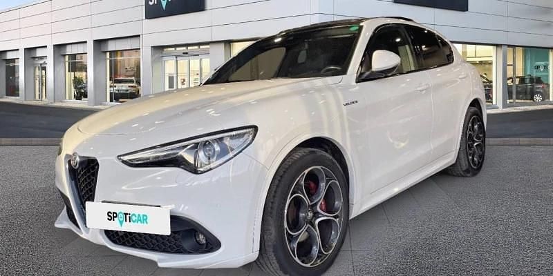 Usado Alfa Romeo Stelvio Veloce 209 CV (153 kW) 2020 Blanco SUV