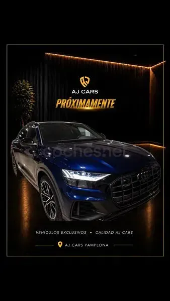 Usado Audi Q8 Ambiente 286 CV (210 kW) 2023 Azul SUV