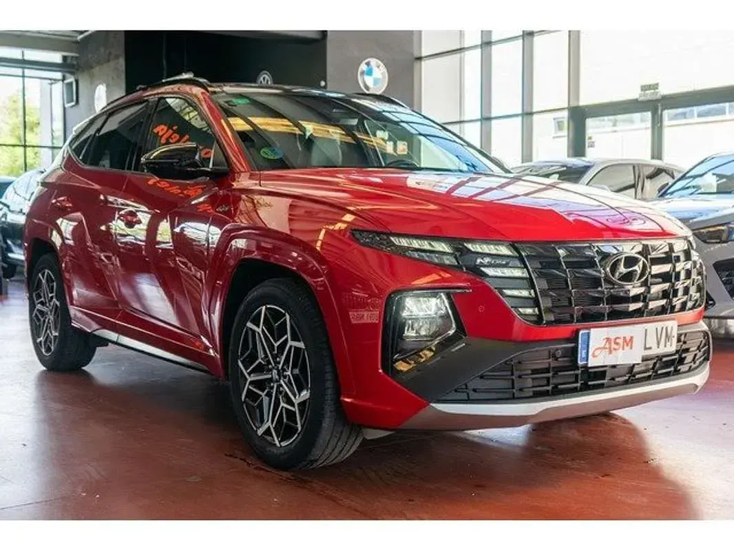 Usado Hyundai Tucson N Line 230 CV (169 kW) 2021 Rojo SUV