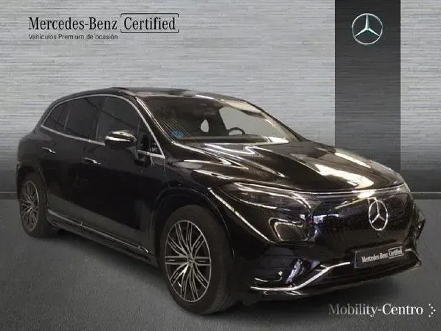 Usado Mercedes EQS450+ AMG line 264 kW (360 CV) 2023 Negro obsidiana SUV