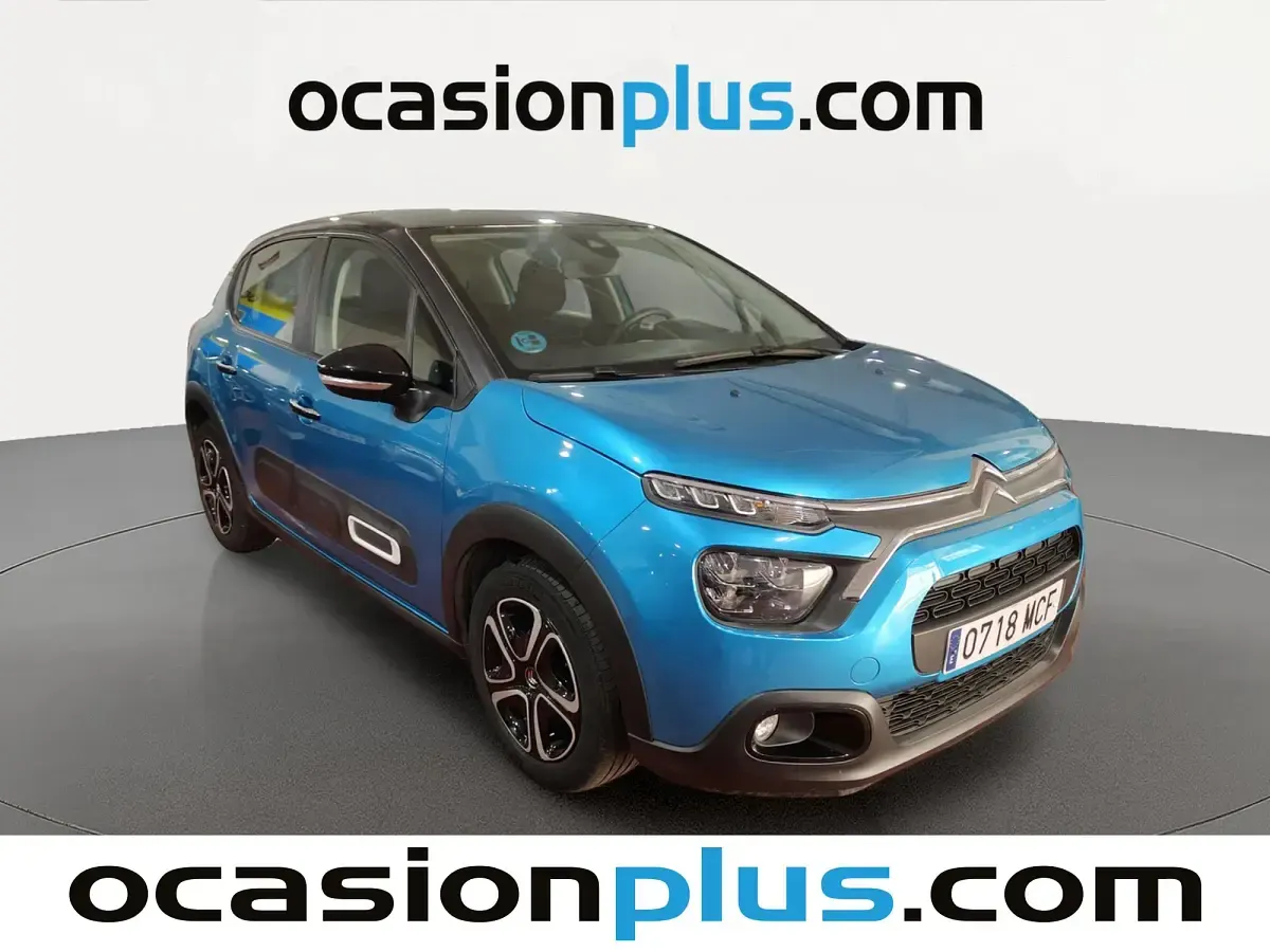 Usado Citroën C3 Feel 110 CV (80 kW) 2022 Azul Utilitario
