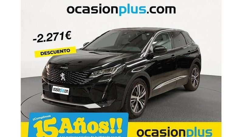 Negro Usado 2023 Peugeot 3008 Allure Monovolumen | 22.719 € (Super precio) - Imagen 1/4