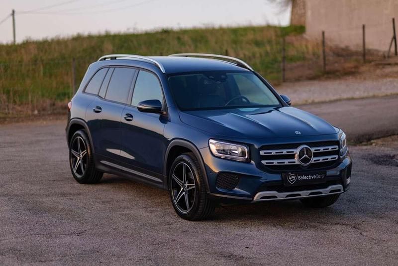 Usado Mercedes GLB200 150 CV (110 kW) 2021 Azul SUV