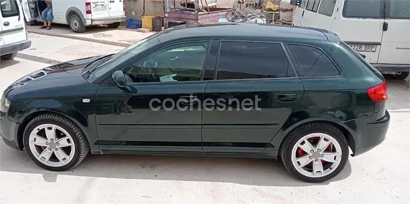 Usado Audi A3 Sportback 140 CV (102 kW) 2007 Verde Utilitario