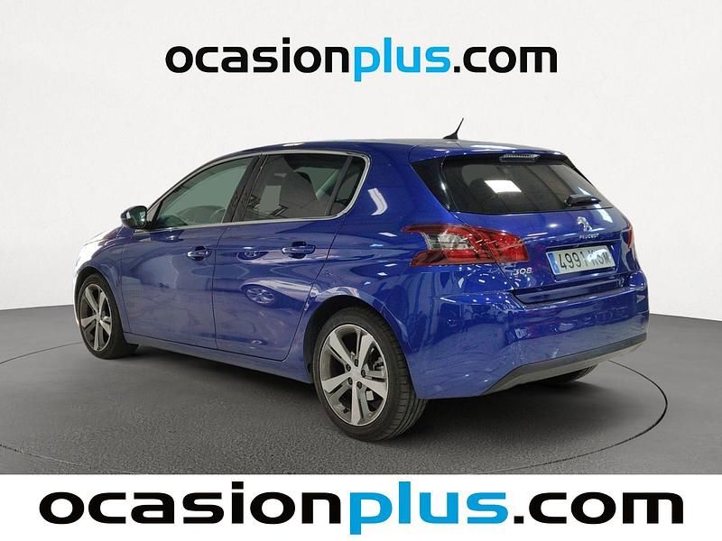 Usado Peugeot 308 Allure 120 CV (88 kW) 2018 Azul Utilitario