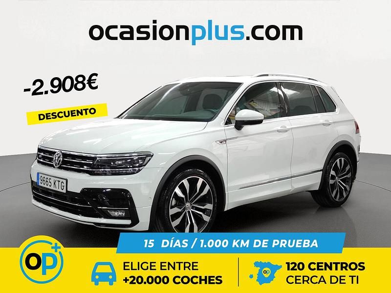 Blanco Usado 2019 VW Tiguan Sportline SUV | 31.990 € - Imagen 1/4