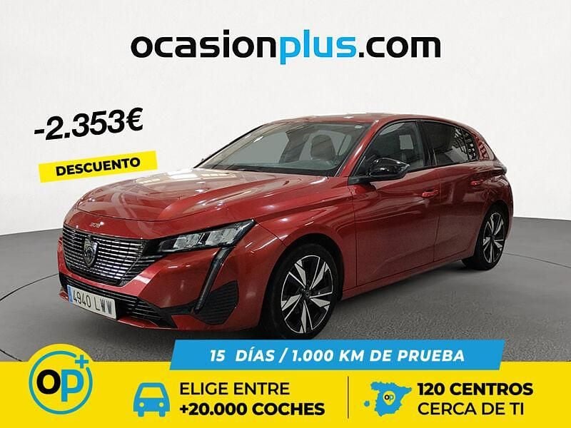 Rojo Usado 2022 Peugeot 308 Allure Berlina | 15.000 € (Precio justo) - Imagen 1/4