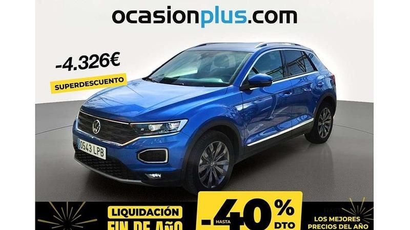 Azul Usado 2021 VW T-Roc Sportline SUV | 20.446 € (Buen precio) - Imagen 1/2