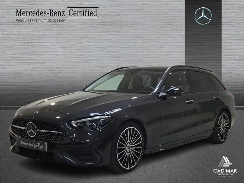 Usado Mercedes C220 200 CV (147 kW) 2021 Gris Familiar