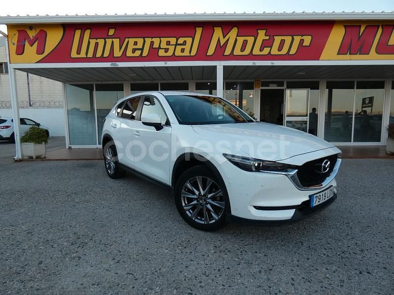 Usado Mazda CX-5 150 CV (110 kW) 2019 Blanco SUV