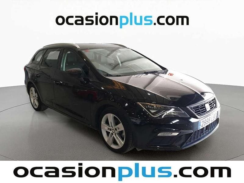 Usado Seat Leon ST FR 150 CV (110 kW) 2019 Negro Familiar